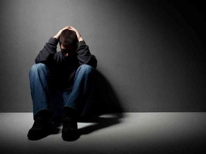 depression in a man with rejection of alcohol
