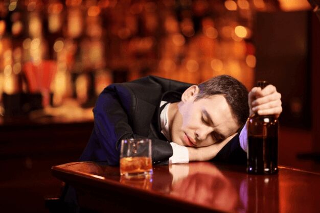 With an increase in the dose of alcohol before sex, you will be thrown to sleep